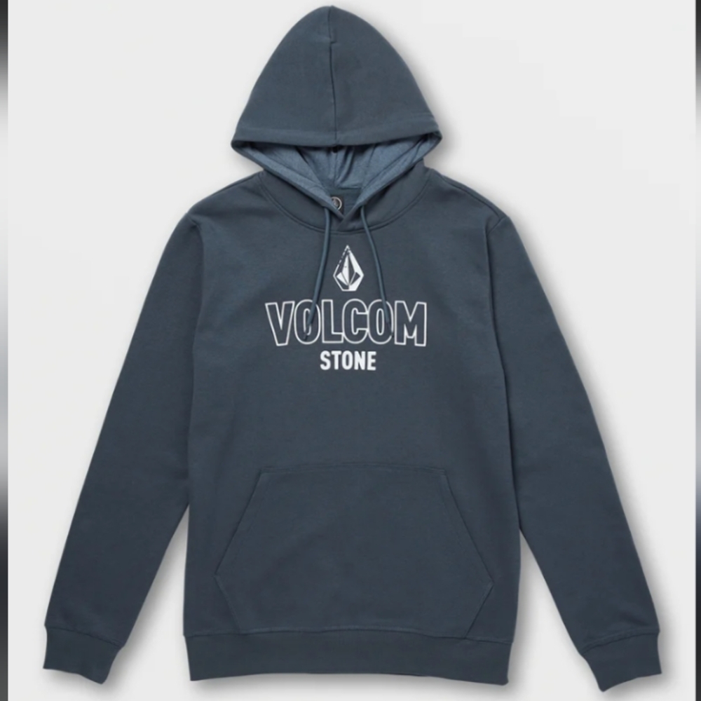 Volcom Stone Roundabout Pullover Fleece Hoodie - Faded Navy